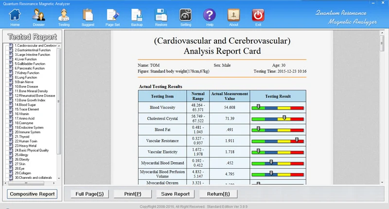 Latest Model 10th Generation Quantum Hand Touch Scanner For Full Body - Image 9