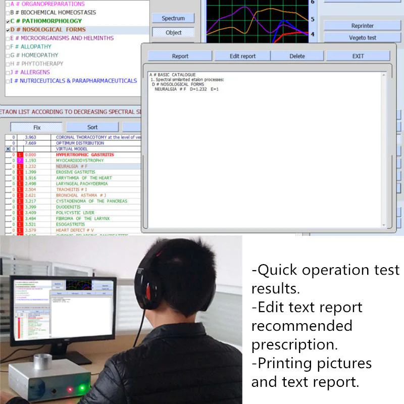 2021 Multilingual 9D NLS Cell Diagnostics Bioresonance Sub Health Body Analyzer Diacom Quantum Bioresonance - Image 7