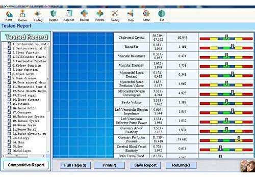 8G Quantum Resonance Magnetic Japanese Technology Body Analyzer Machine for Full Body Check Up 45 Reports - Image 6