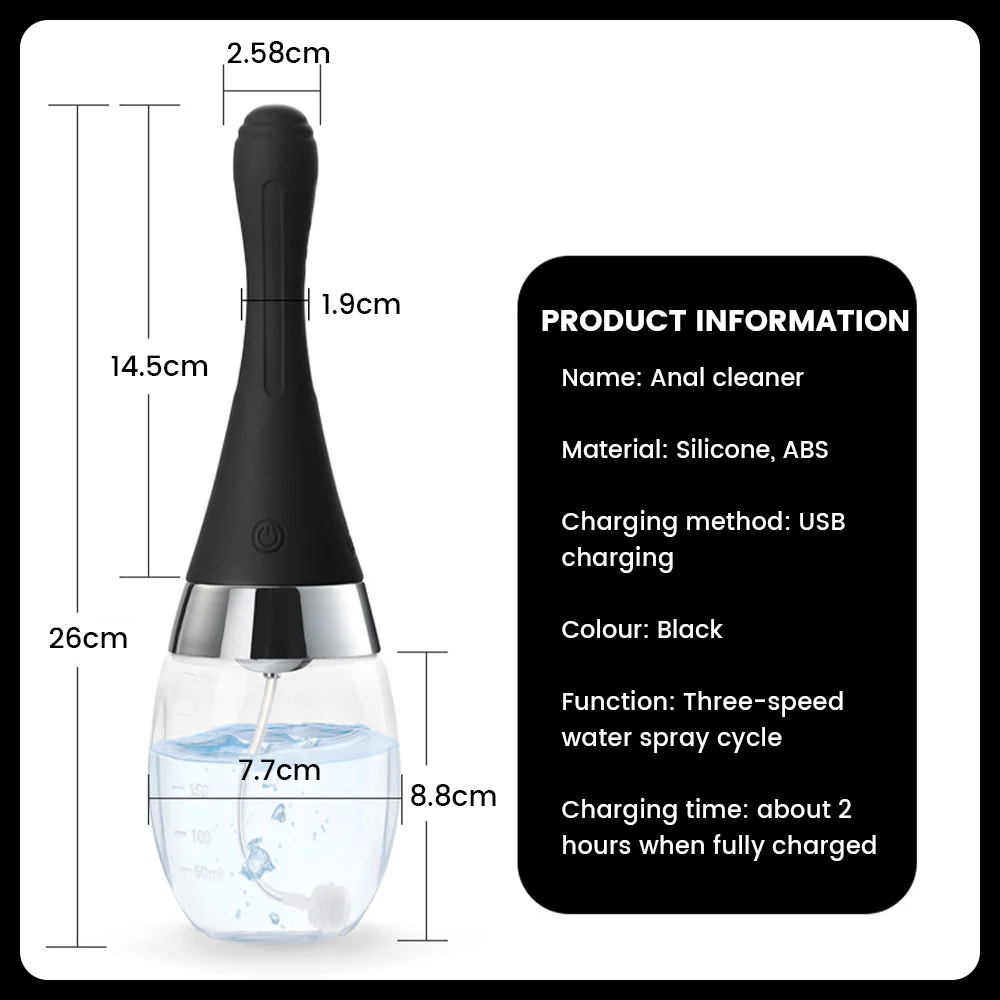 300Ml 5 Holes Anal Cleaner Butt Vagina Cleaning Douche Enema Rectal Sprayer Couples Anal Toys Sex Toys for Woman man - Image 10