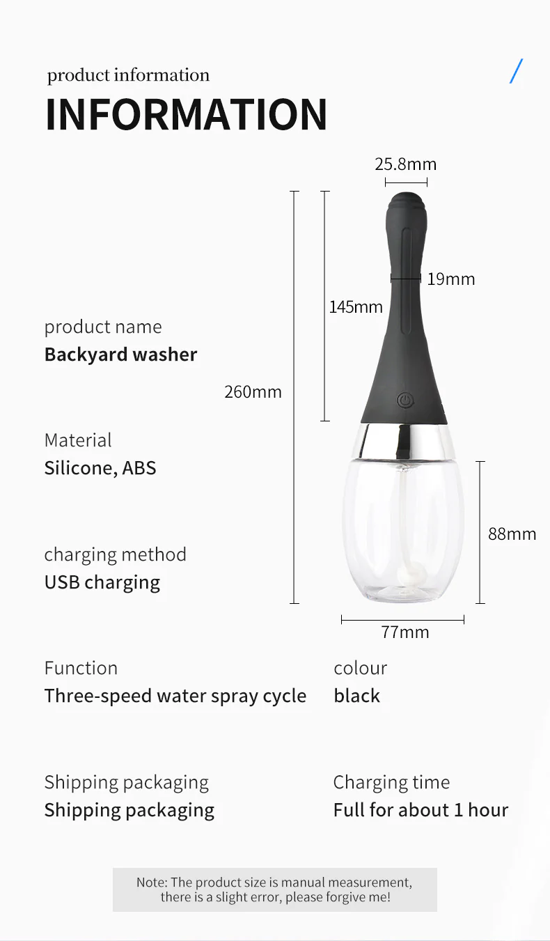 Anal Shower Machine Vagina Cleaner Douche Automatic Anal Cleaner 5 Holes Deep Clean Intimate Goods Enema Bulb Enema Cleaning Container - Image 8