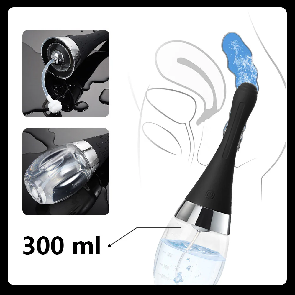 Electric Enema Bulb Automatic Anal Cleaner Colon Vaginal Cleaning Tool for Men and Women - Image 4