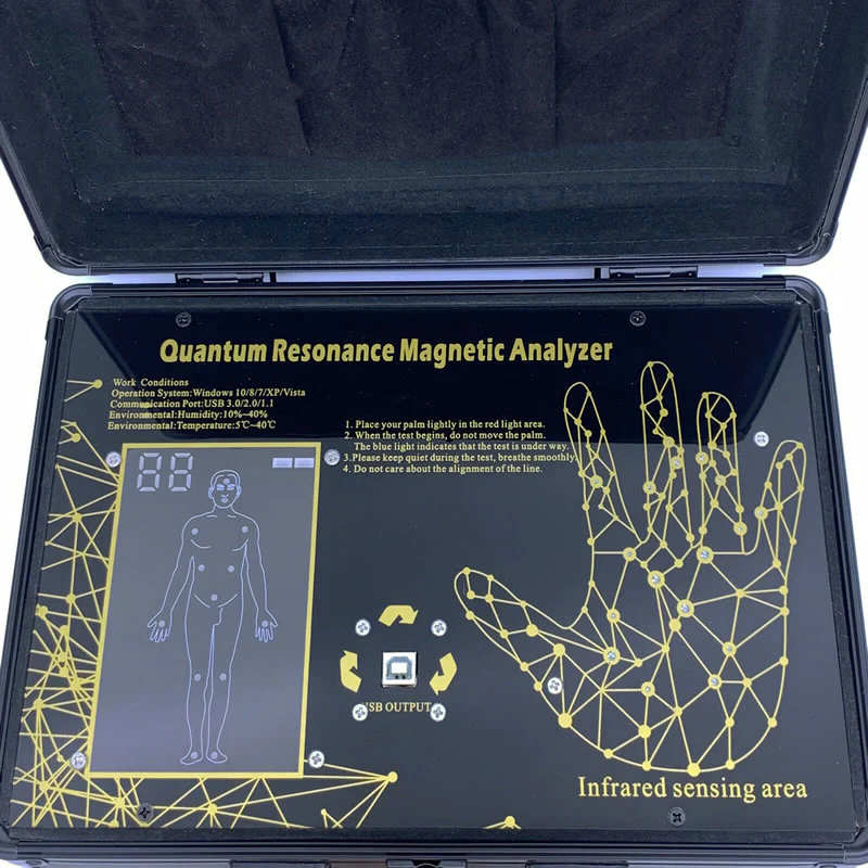 Hand Touch Quantum Resonance Magnetic Analyzer Full Body Analyzer 39 rapports - Image 6
