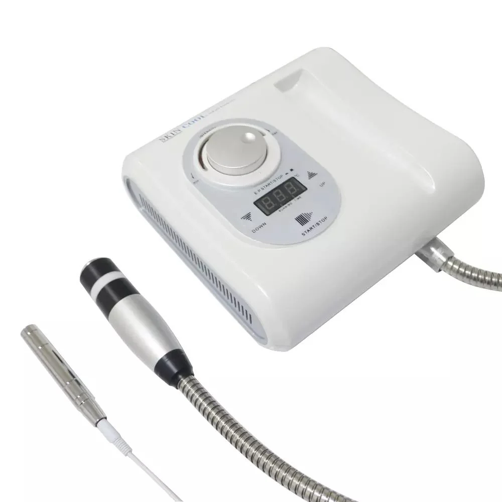 Portable 2 in 1 Cryo No Needle Electroporation Mesotherapy Skin Cool Facial Anti Aging Skin Care Machine - Image 4