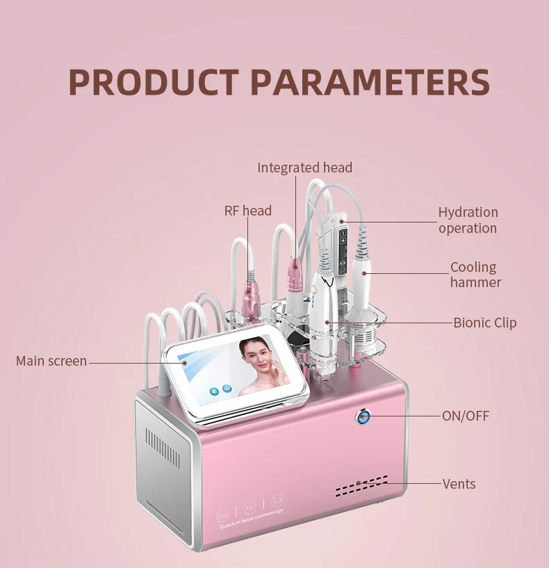 Multifunctional 5 in 1 Skin Care RF Lifting EMS Mesotherapy Facial Machine Skin Rejuvenation Vacuum Hydration beauty machine - Image 5