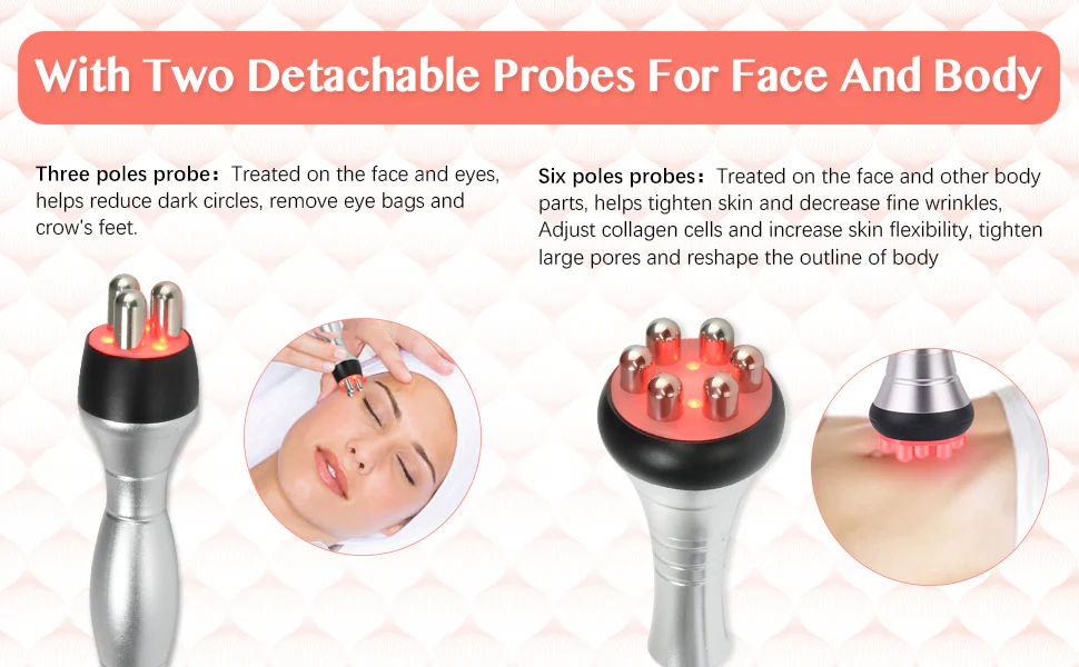 3 IN 1 RF Skin Tightening Machine Tripolar RF Radio Frequency Facial Lifting Machine Body Face Massager Wrinkle Remover Anti Aging Device - Image 9