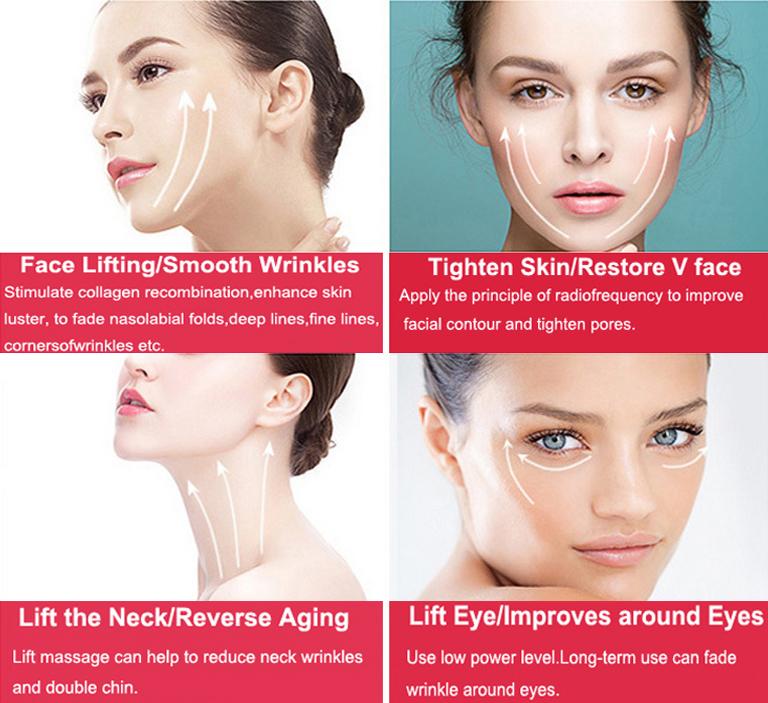 Skin Rejuvenation EMS Mesotherapy Electroporation Facial RF Radio Frequency Skin Care Tighten Lifting Massage Machine - Image 5