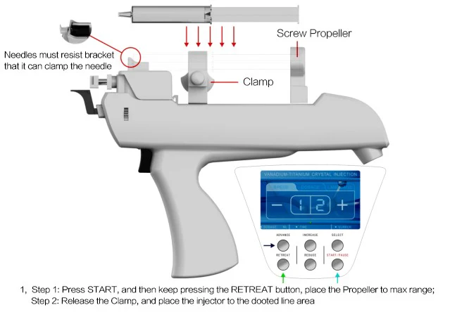 Vanadium Titanium Meso skin rejuvenation meso mesotherapy gun korea - Image 9